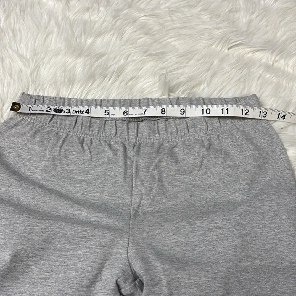 New In packaging Lands End Gray Heather Capri Cotton Leggings Youth XL 14-16